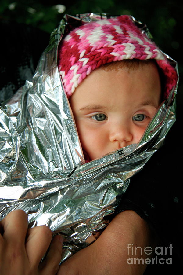 Baby In Thermal Blanket #2 Photograph by Science Photo Library Baby In Thermal Blanket #2 Photograph by Science Photo Library