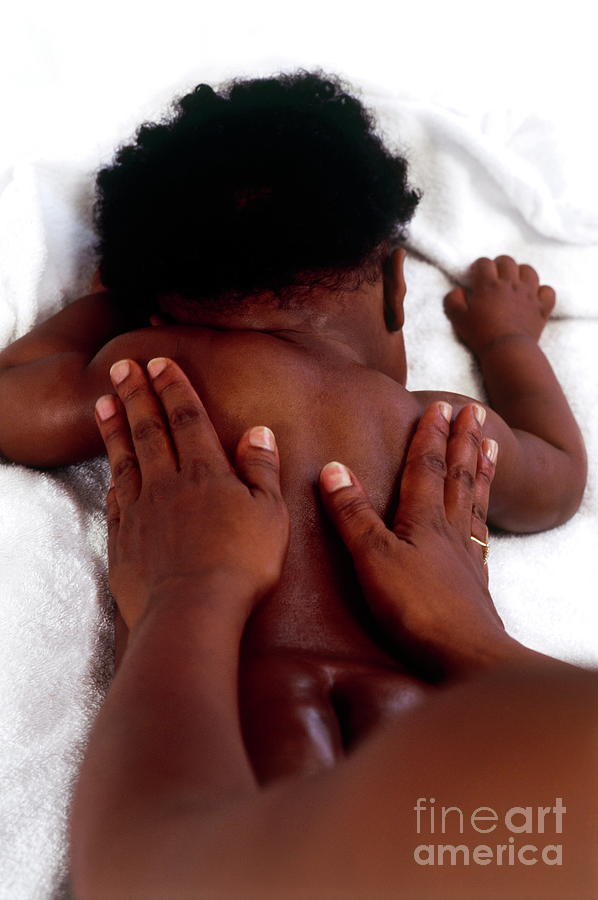 Baby Massage #2 Photograph by Paul Whitehill/science Photo Library