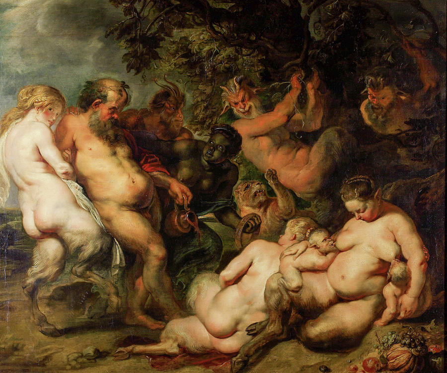 Peter Paul Rubens Painting - Bacchanalia #2 by Peter Paul Rubens