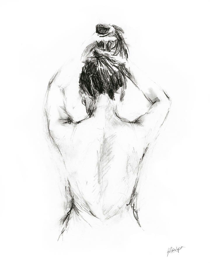 Nude Painting - Back Study I #2 by Ethan Harper