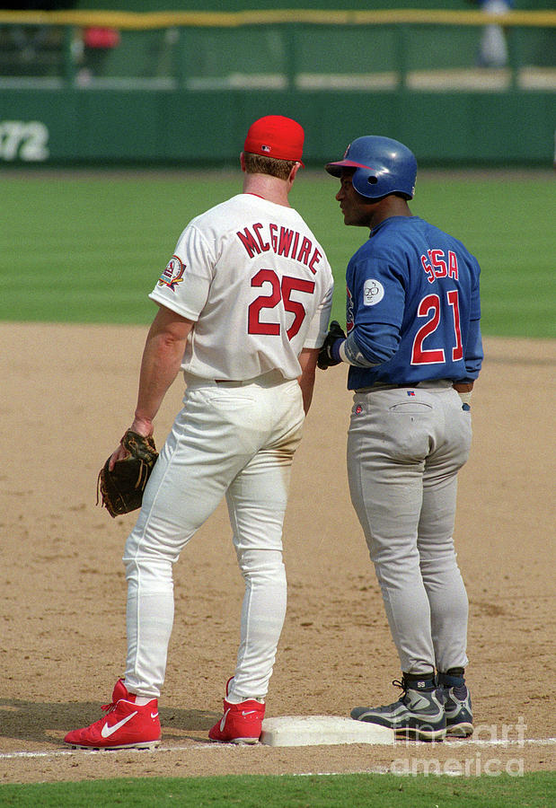 Baseball - Mark Mcgwire Photograph by Icon Sports Wire Baseball - Mark Mcgwire Photograph by Icon Sports Wire