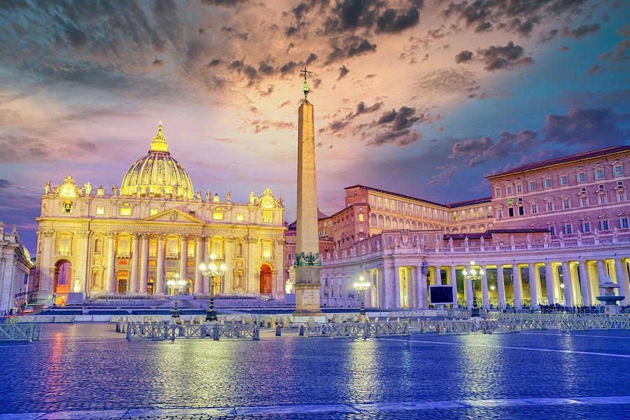 Architecture Photograph - Basilica Di San Pietro, Vatican, Rome #2 by Daniel Chetroni
