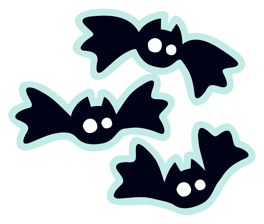 Halloween Drawing - Bats #2 by CSA Images