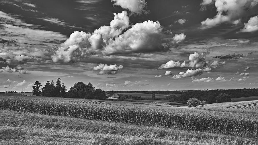 Summer Photograph - Beautiful Iowa Farm Scene #2 by Mountain Dreams