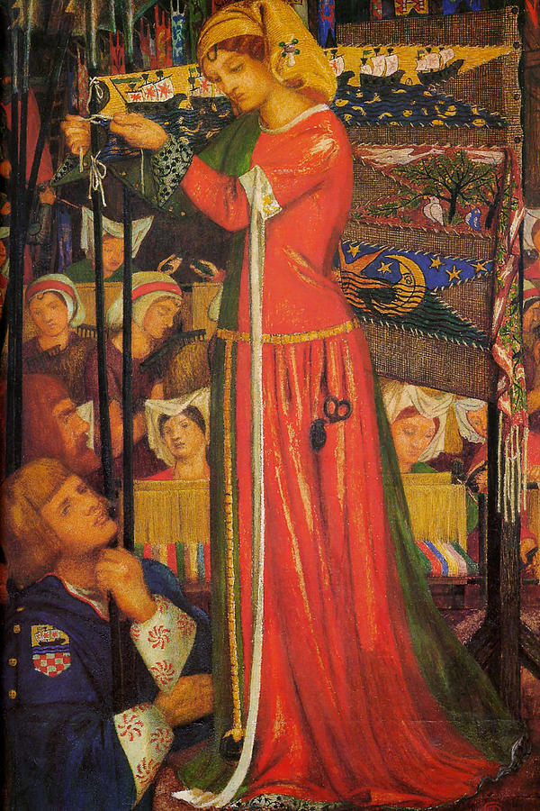 Before the Battle Painting by Dante Gabriel Rossetti