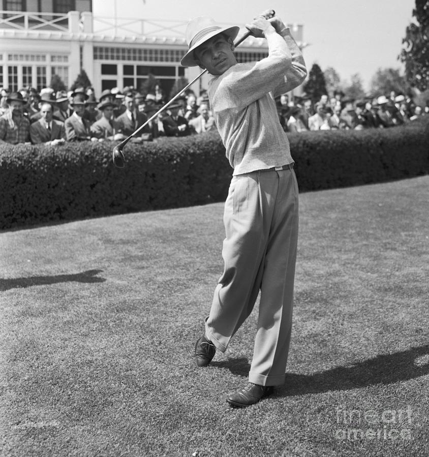 Ben Hogan Swinging Golf Club #2 Photograph by Bettmann