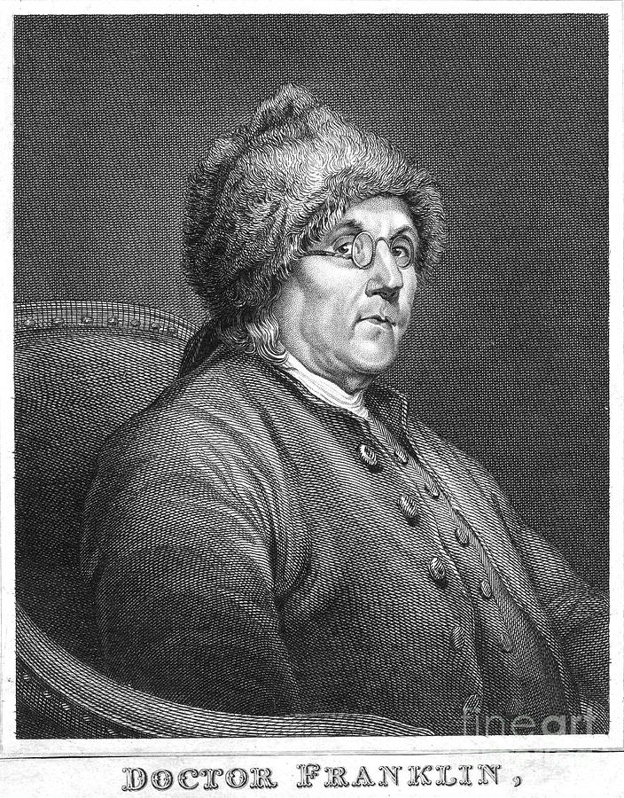 Benjamin Franklin, American Scientist #2 Drawing by Print Collector