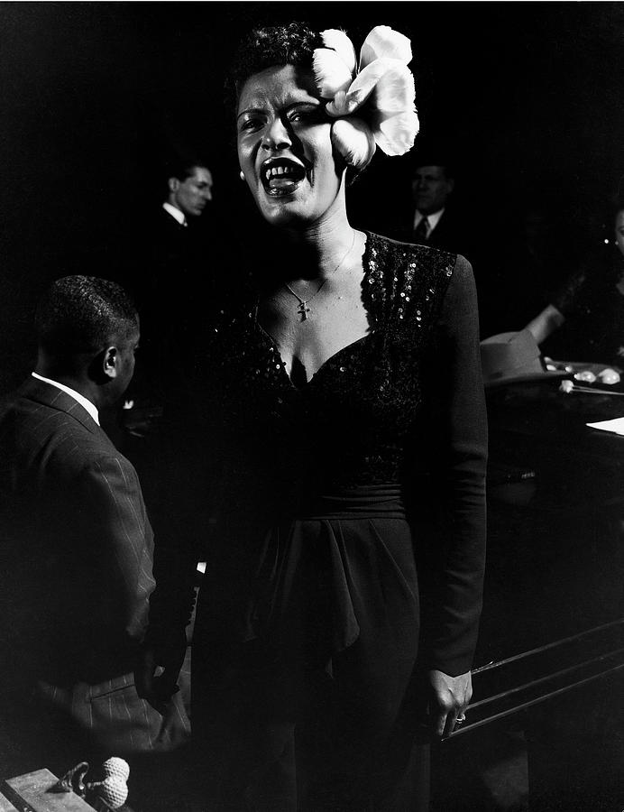 Billie Holiday #2 Photograph by Gjon Mili