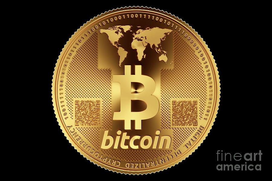 Bitcoin Cryptocurrency #2 Photograph by Patrick Landmann/science Photo Library
