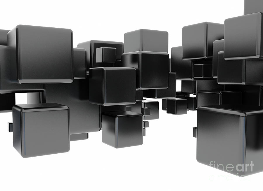 Black Cubes Photograph by Jesper Klausen/science Photo Library - Fine Art America