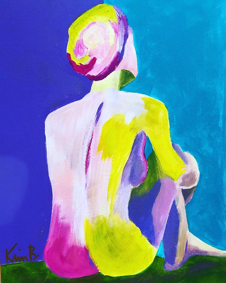 Nude Painting - Blue Days #2 by Kimberly Balentine