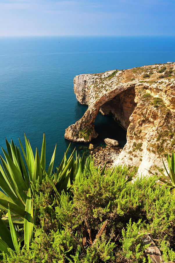 Blue Grotto, Malta #2 Photograph by Nico Tondini