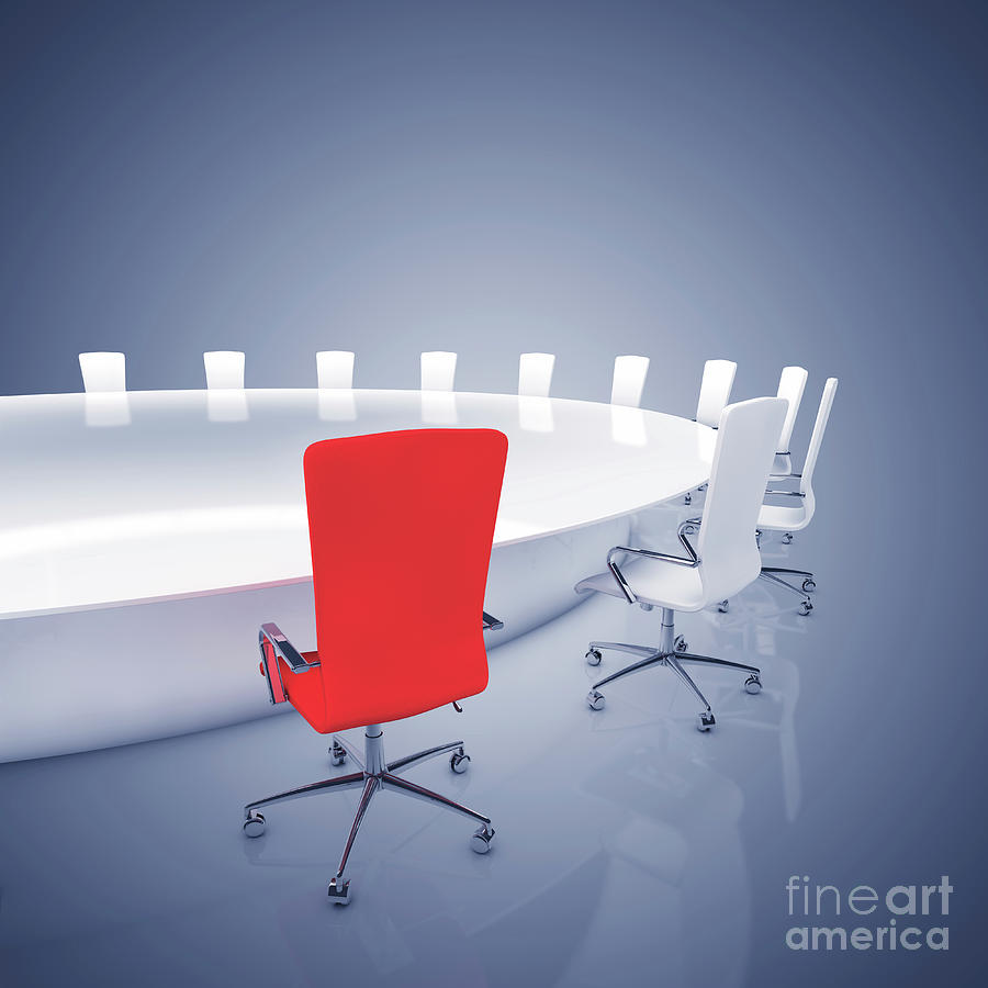 Boardroom Interior Photograph by Nobeastsofierce/science Photo Library ...