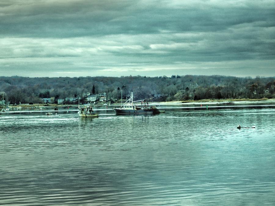 Boats at Northport Harbor #1 Photograph by Susan Jensen