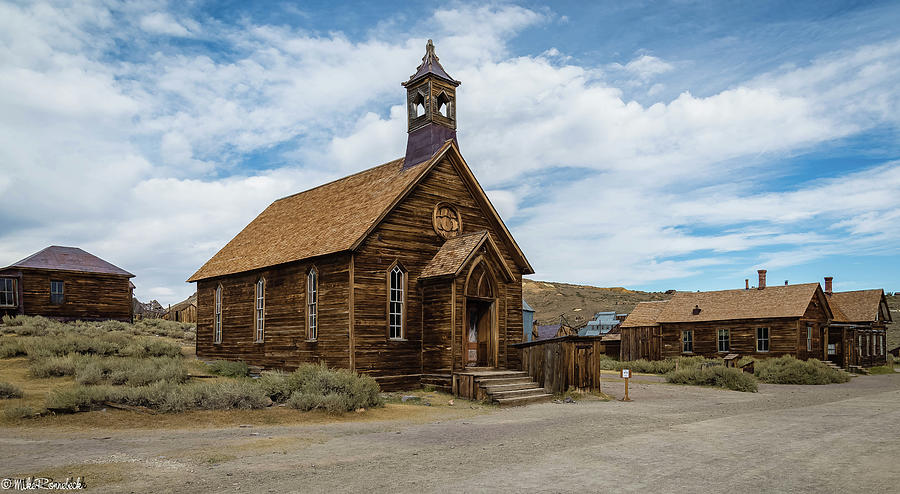 Bodie Church #2 Photograph by Mike Ronnebeck