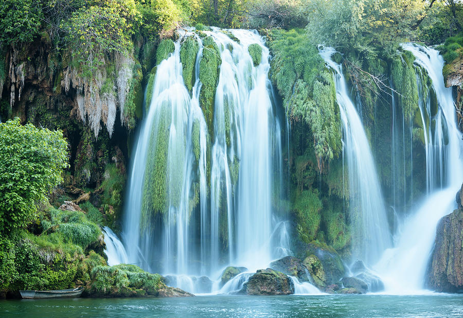 Bosnia And Herzegovina, Balkans, Kravice Waterfalls #2 Digital Art by Ben Pipe