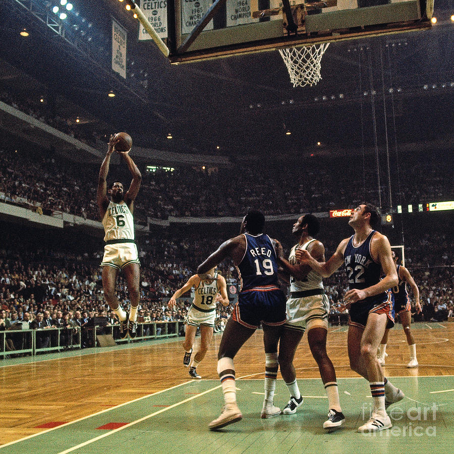 Boston Celtics - Bill Russell #2 Photograph by Dick Raphael