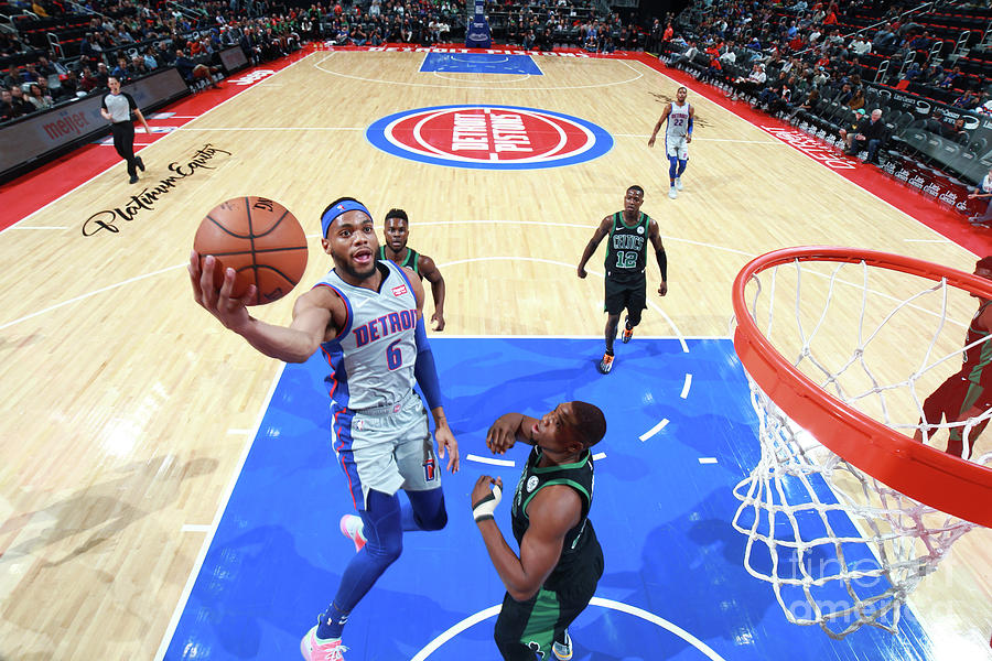 Detroit Pistons Photograph - Boston Celtics V Detroit Pistons #2 by Brian Sevald