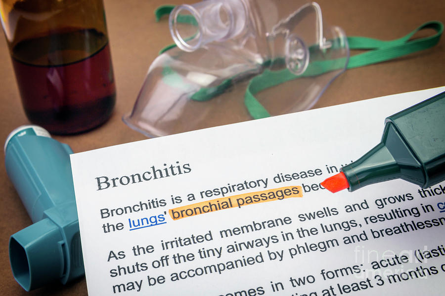 Bronchitis #2 Photograph by Digicomphoto/science Photo Library