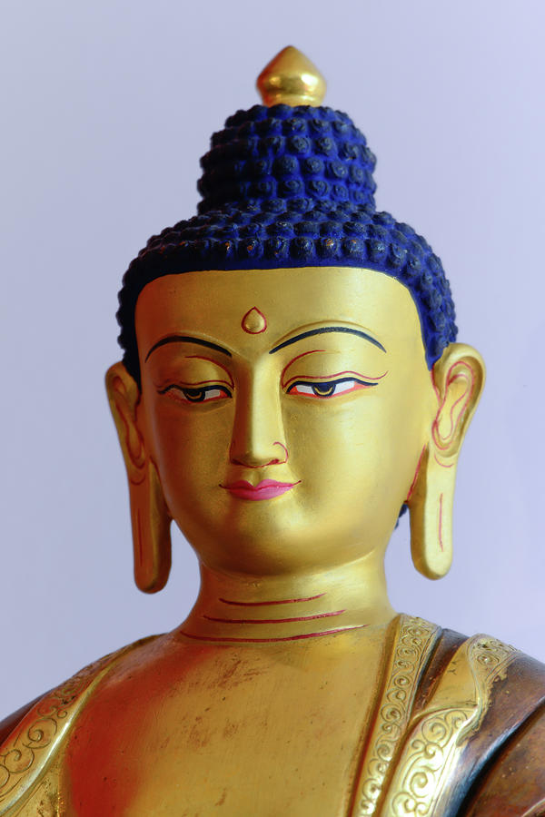 Buddha Shakyamuni Statue Pyrography by Sina Vodjani - Pixels