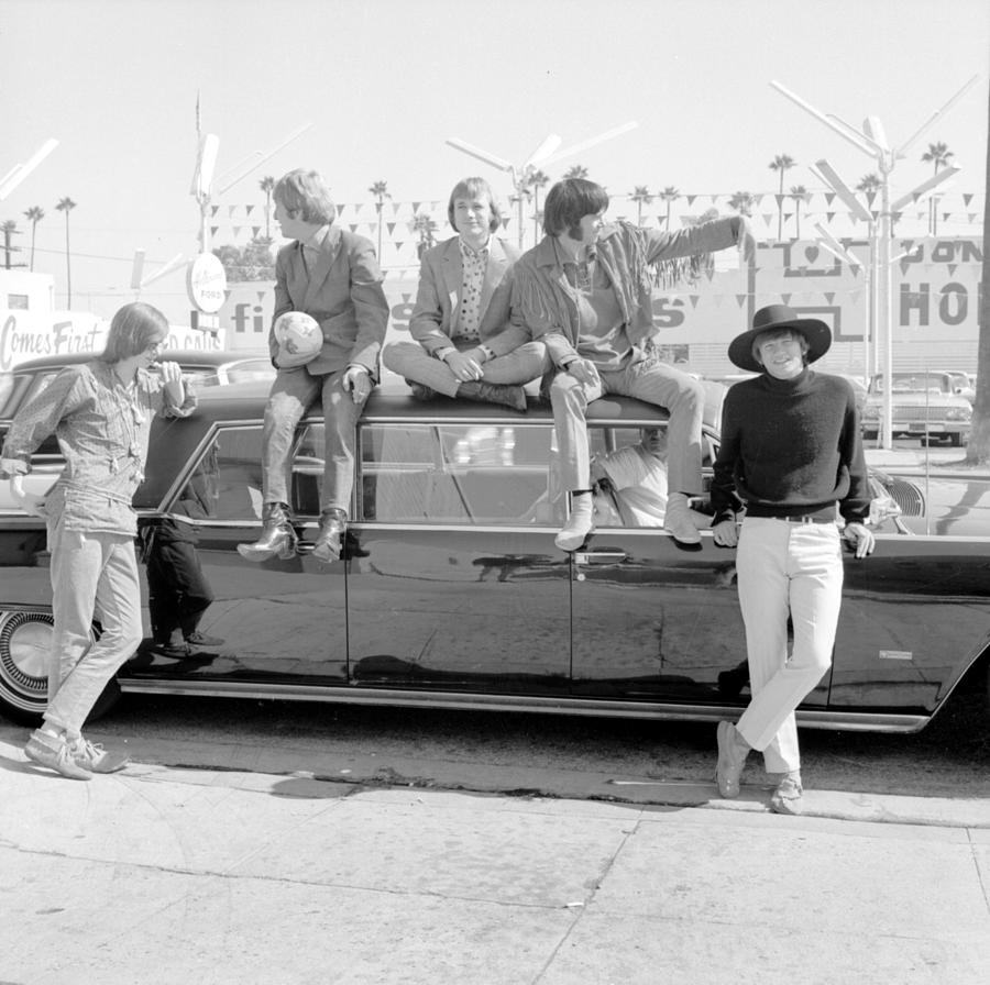 Buffalo Springfield On A Car #2 Photograph by Michael Ochs Archives