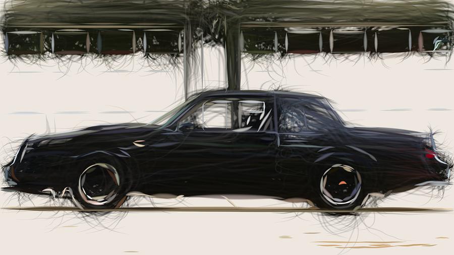 Buick Regal Grand National Draw #2 Digital Art by CarsToon Concept
