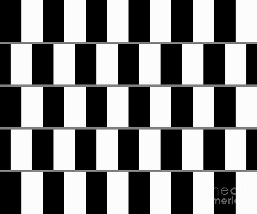 Cafe Wall Illusion #2 Photograph by Science Photo Library Cafe Wall Illusion #2 Photograph by Science Photo Library