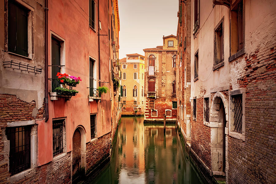 Architecture Photograph - Canal of Venice #2 by Svetlana Sewell