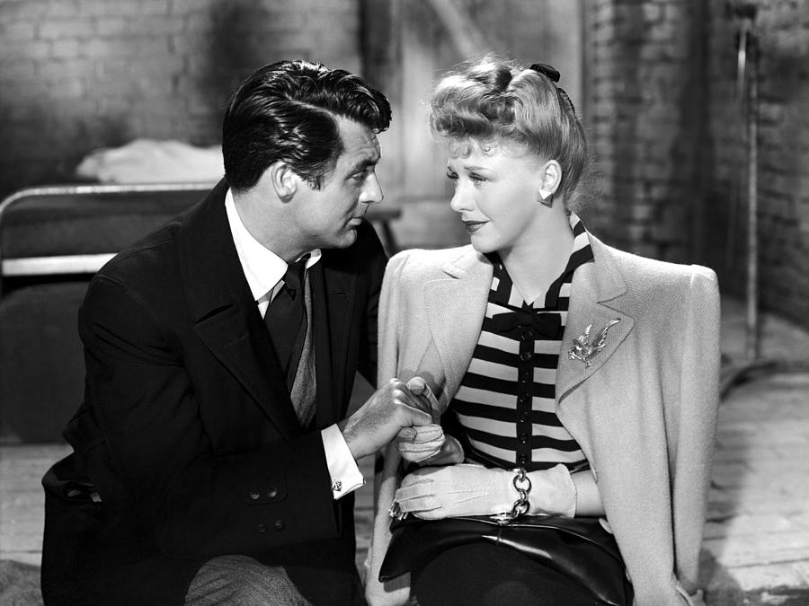 Candid Portrait Of Cary Grant And Ginger Rogers In Once Upon A ...