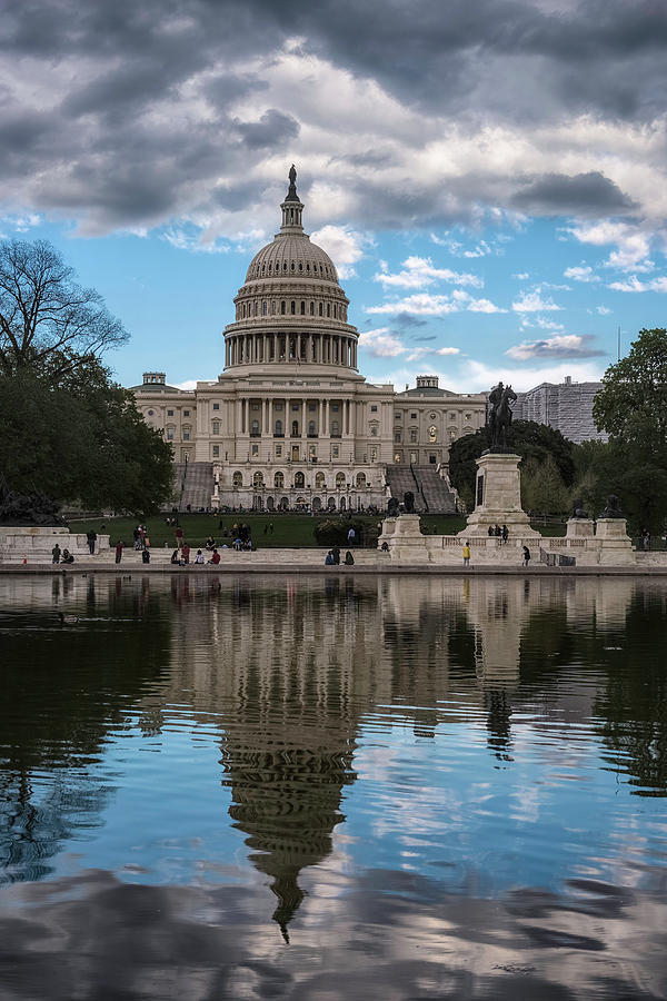 Capitol Reflection #2 Photograph by Robert Fawcett