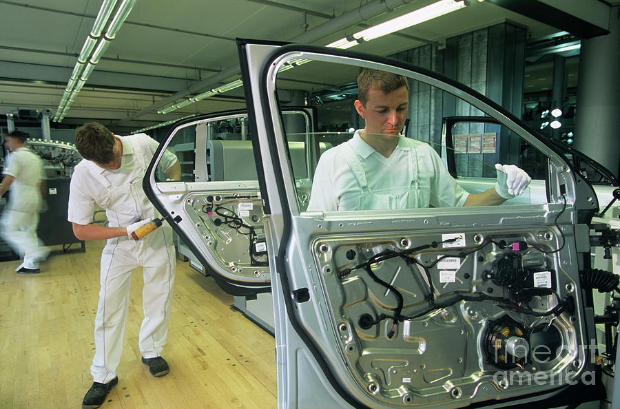 Car Production Line #2 Photograph by Philippe Psaila/science Photo Library