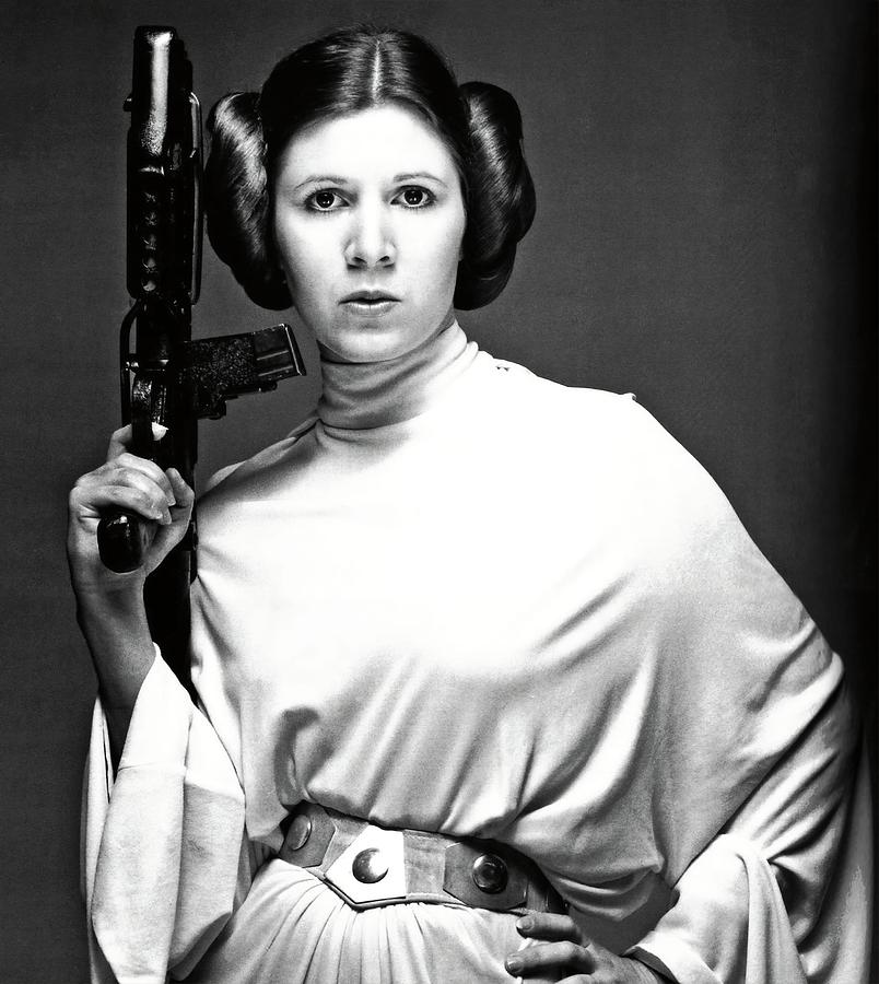 Carrie Fisher Photograph - CARRIE FISHER in STAR WARS EPISODE IV-A NEW HOPE -1977-. #2 by Album