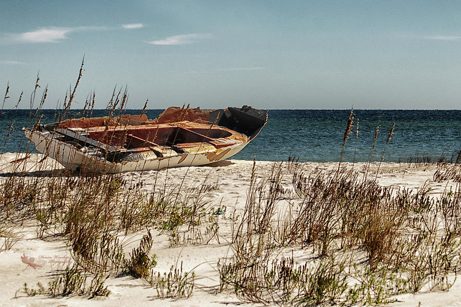 Castaway Boat Photograph by Denise Winship