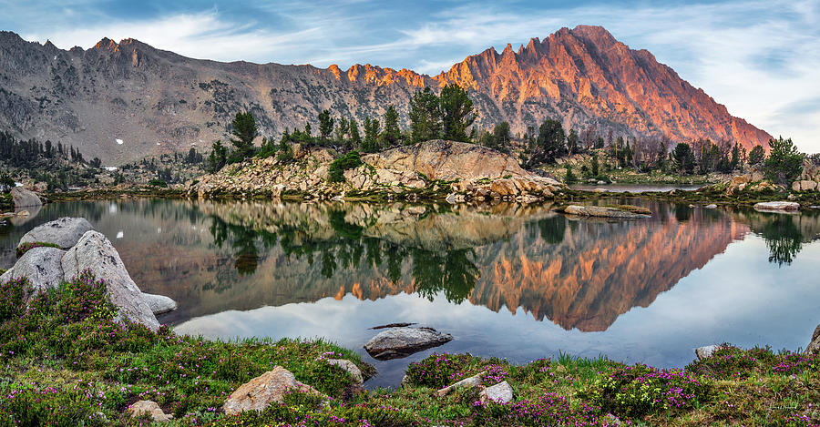 Mountain Photograph - Castle Peak Reflection #2 by Leland D Howard