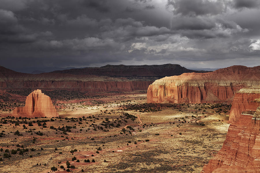 Landscape Photograph - Cathedral Valley, Capitol Reef National #2 by DPK-Photo