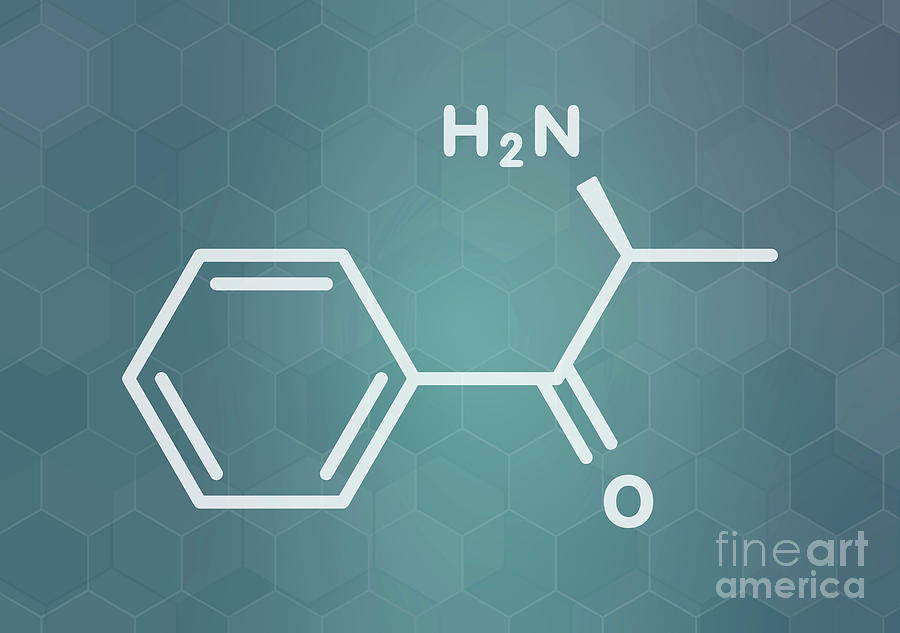 Cathinone Khat Stimulant Molecule #2 Photograph by Molekuul/science Photo Library