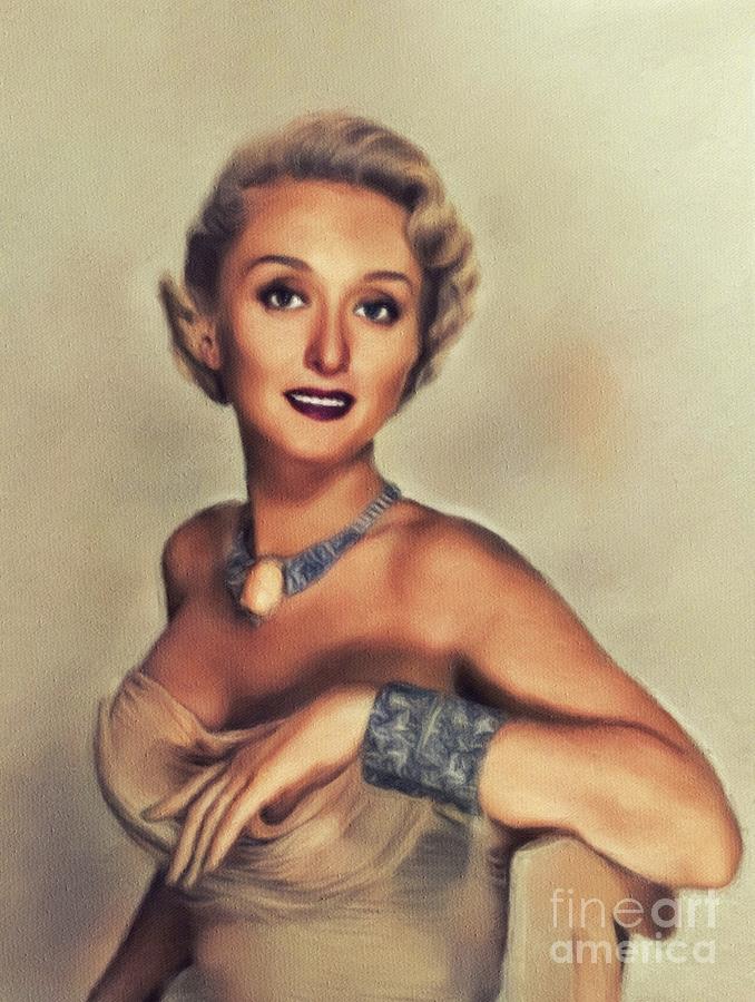 Celeste Holm, Vintage Actress Painting
