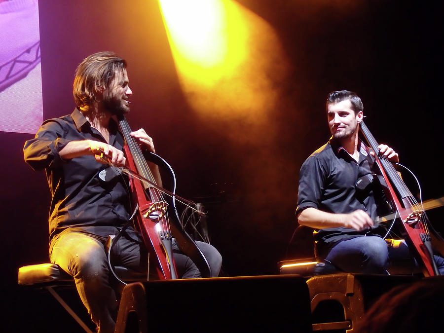 Music Photograph - 2 Cellos by James Peterson