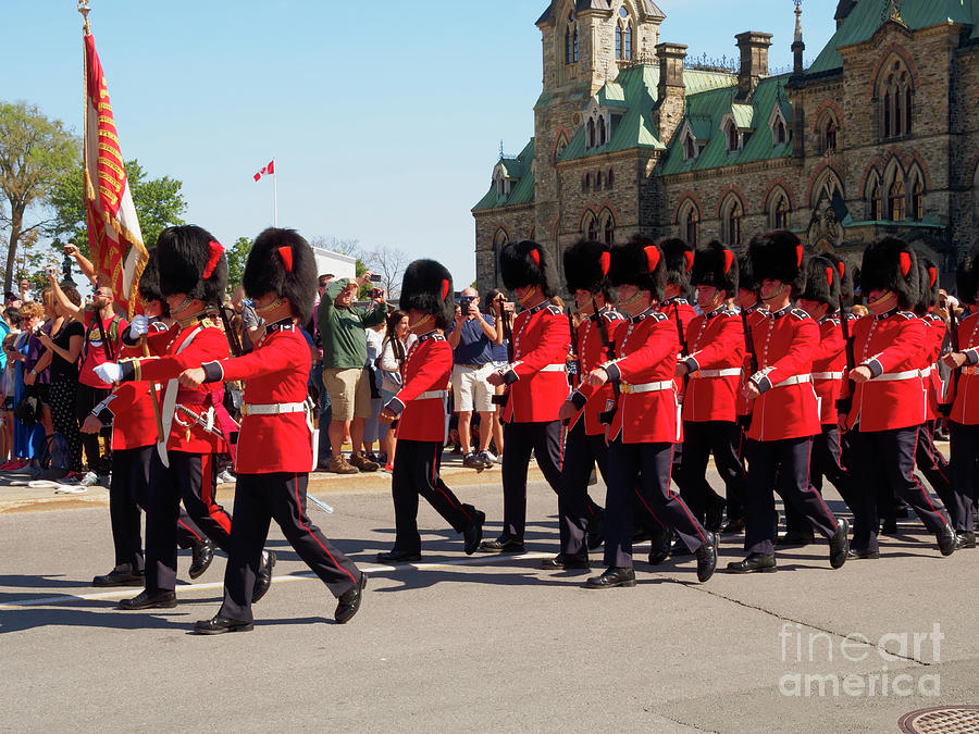 Changing of the Guard in Ottawa Ontario Canada #2 Photograph by Louise Heusinkveld