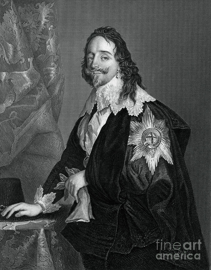 Charles I Of England, 19th #2 Drawing by Print Collector