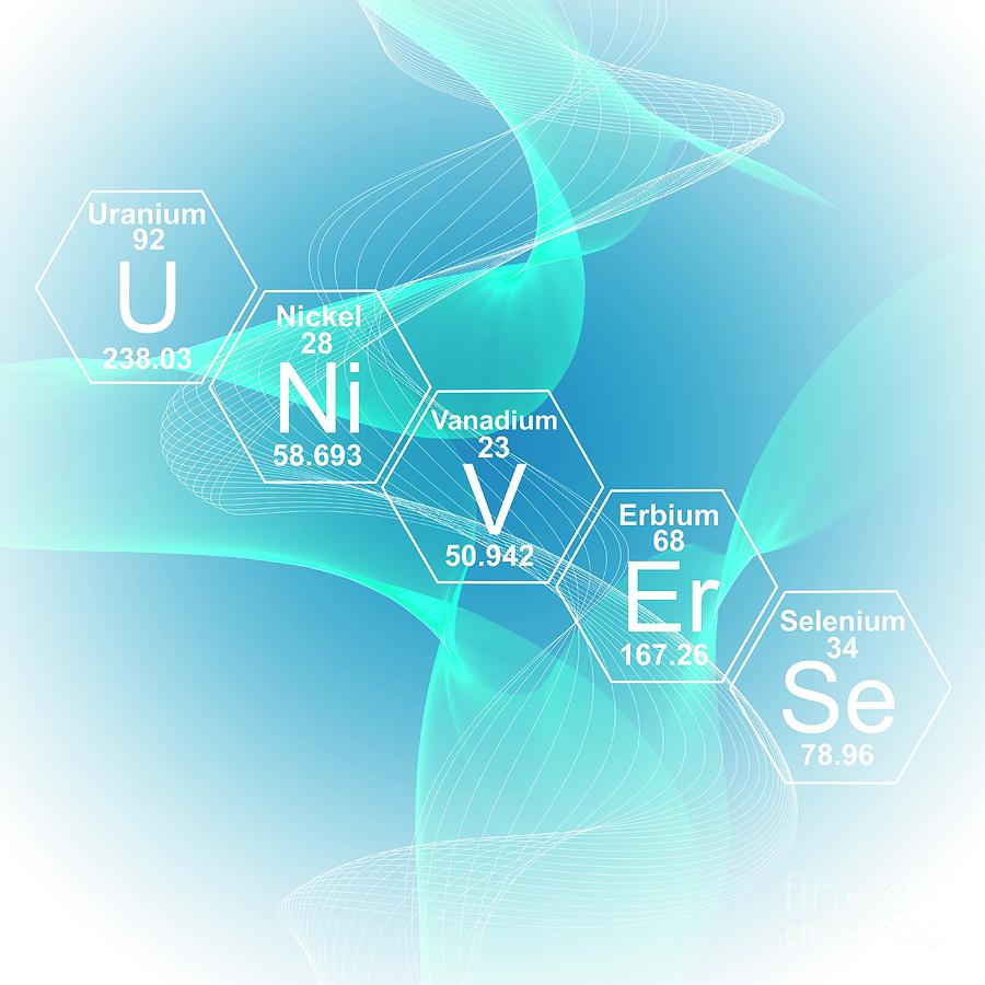 Chemical Elements Universe #2 Photograph by Mehau Kulyk/science Photo Library