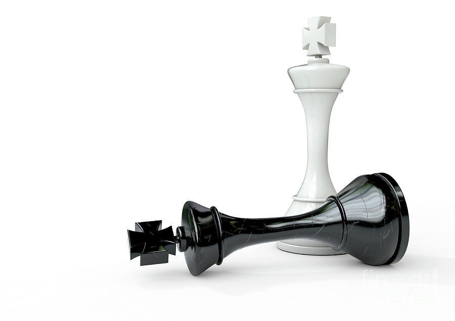 Chess Digital Art - Chess Kings #2 by Allan Swart