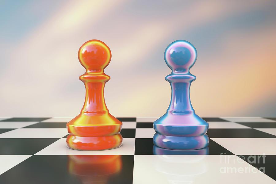 Chess Pawns by Kateryna Kon/science Photo Library