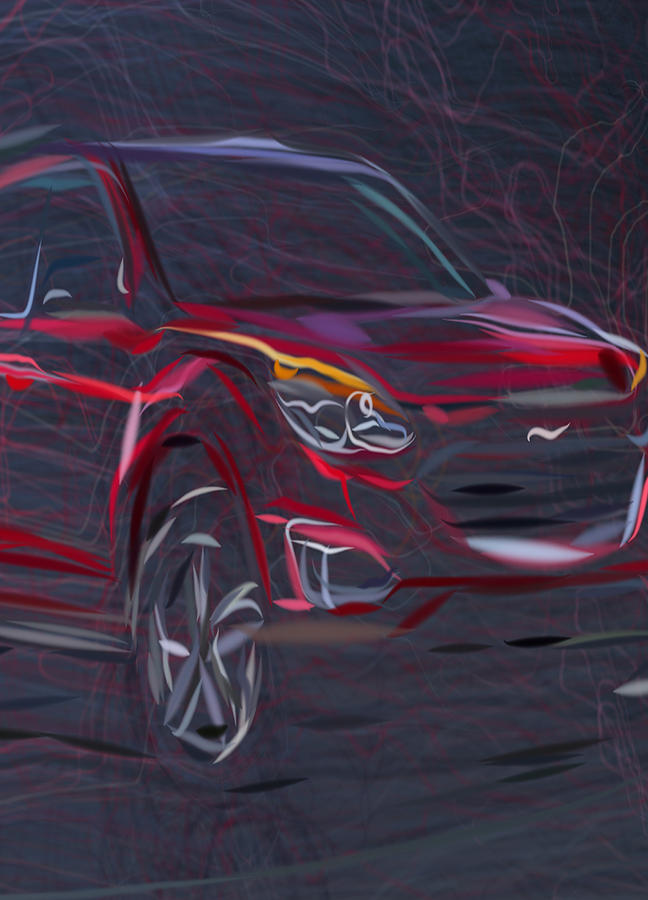 Chevrolet Equinox Ltz Drawing Digital Art by CarsToon Concept  Fine
