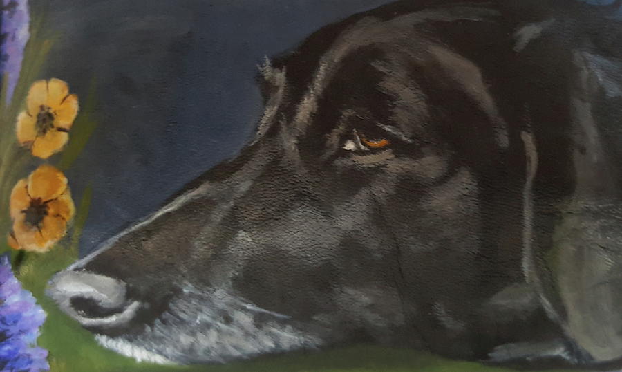 Chloe #2 Painting by Carol Russell
