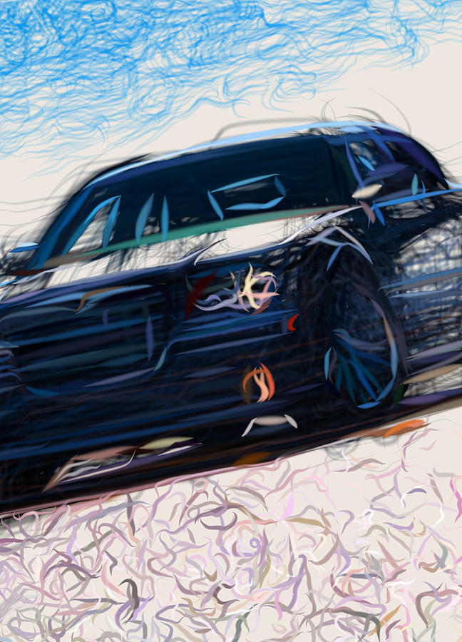 Chrysler 300c 1 Drawing Digital Art by CarsToon Concept - Fine Art America