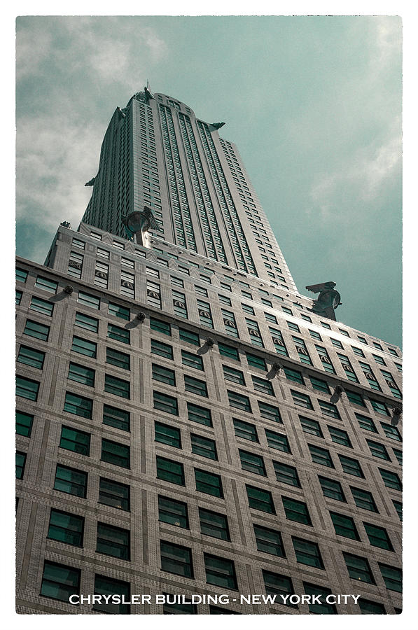 Chrysler Building with copy #2 Photograph by Arttography LLC