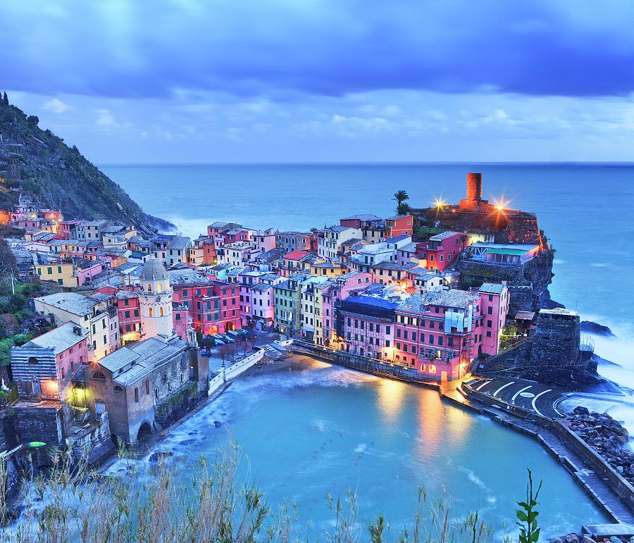 Cinque Terre, Vernazza, Italy #2 Digital Art by Luigi Vaccarella