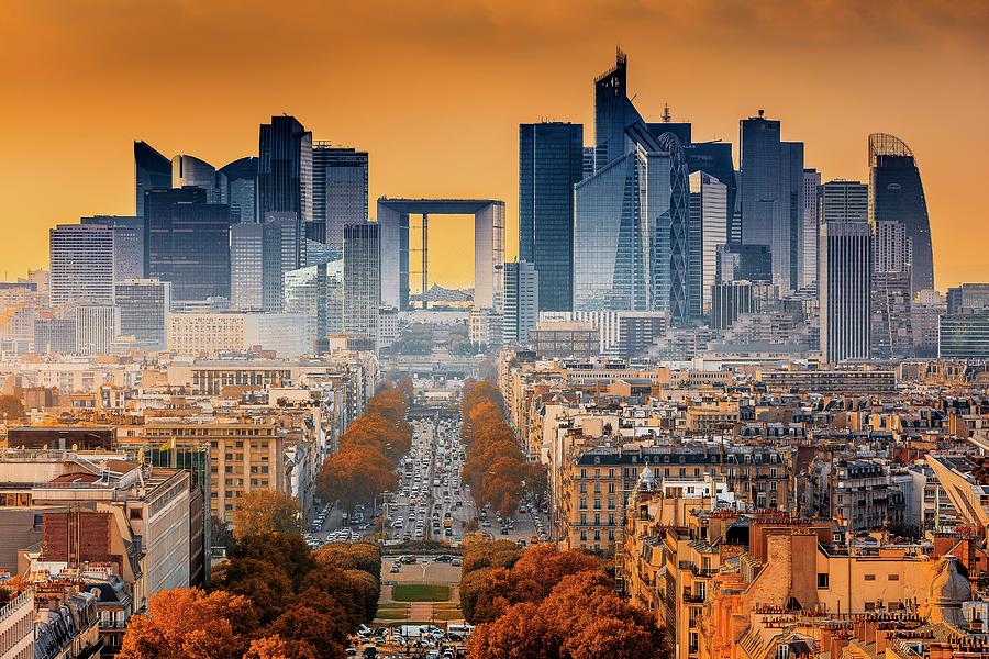 City Of Paris #2 Digital Art by Antonino Bartuccio
