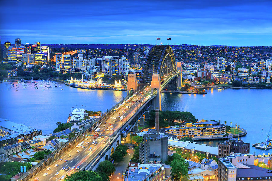Cityscape Of Sydney Australia #2 Digital Art by Maurizio Rellini